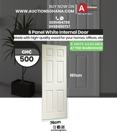 6 panel white door1