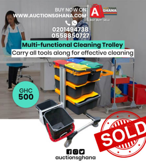 1Multi-functional Cleaning Trolley