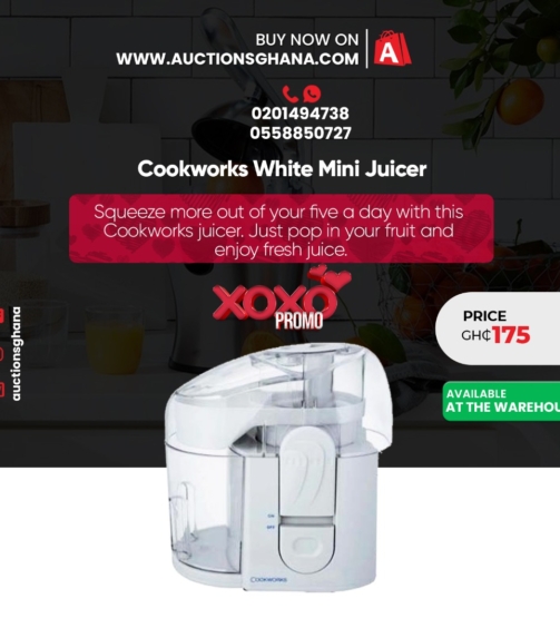 Cookworks white Mini Juicer
