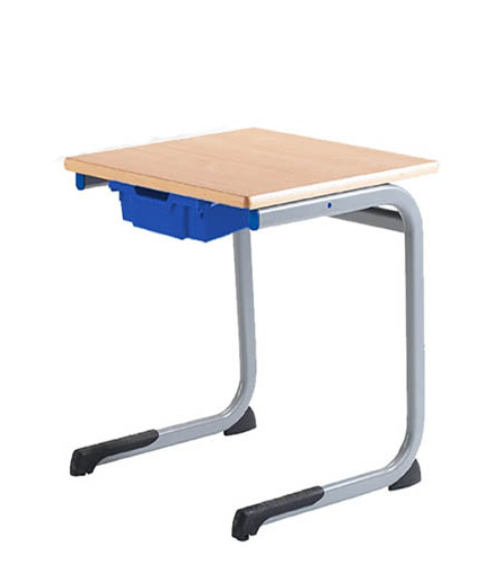 School Classroom Table With Storage Tray