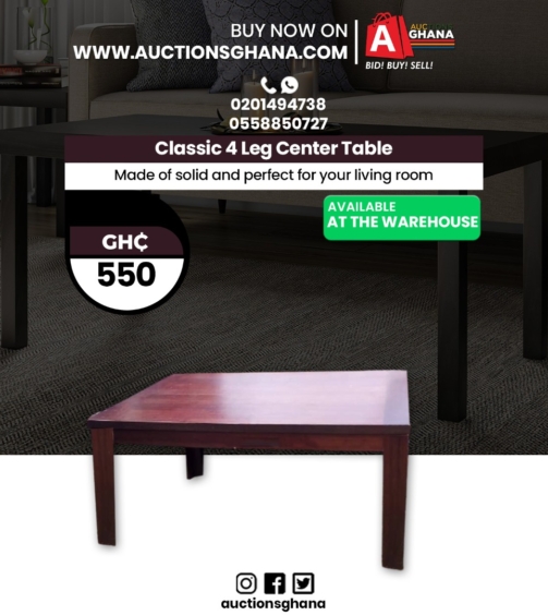 Classic 4 Leg center Table