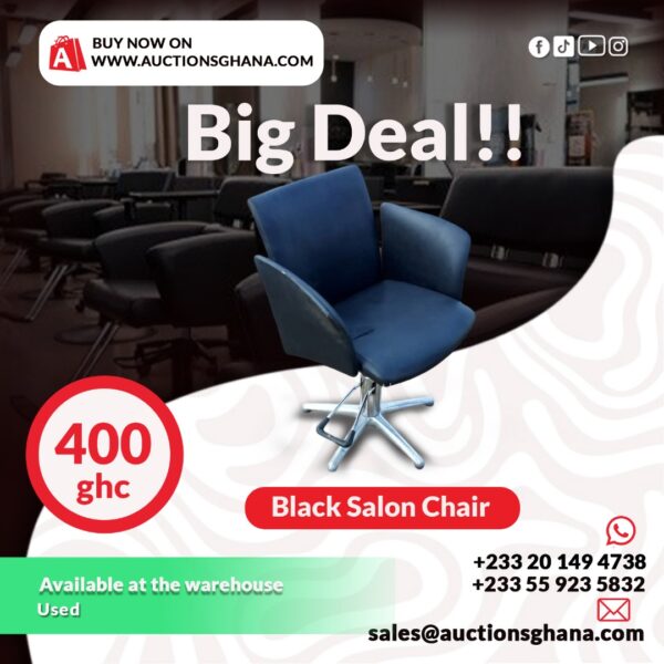 Black Salon Chair