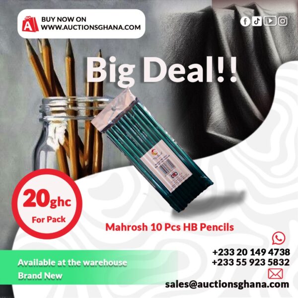 Mahrosh 10 Pcs HB Pencils