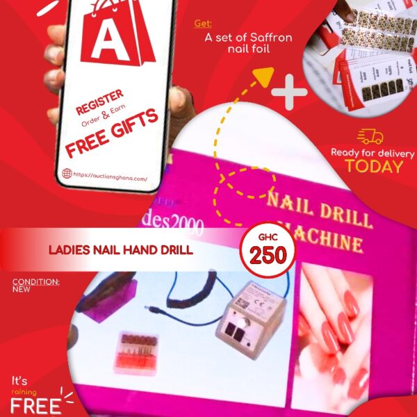 Ladies nail hand drill